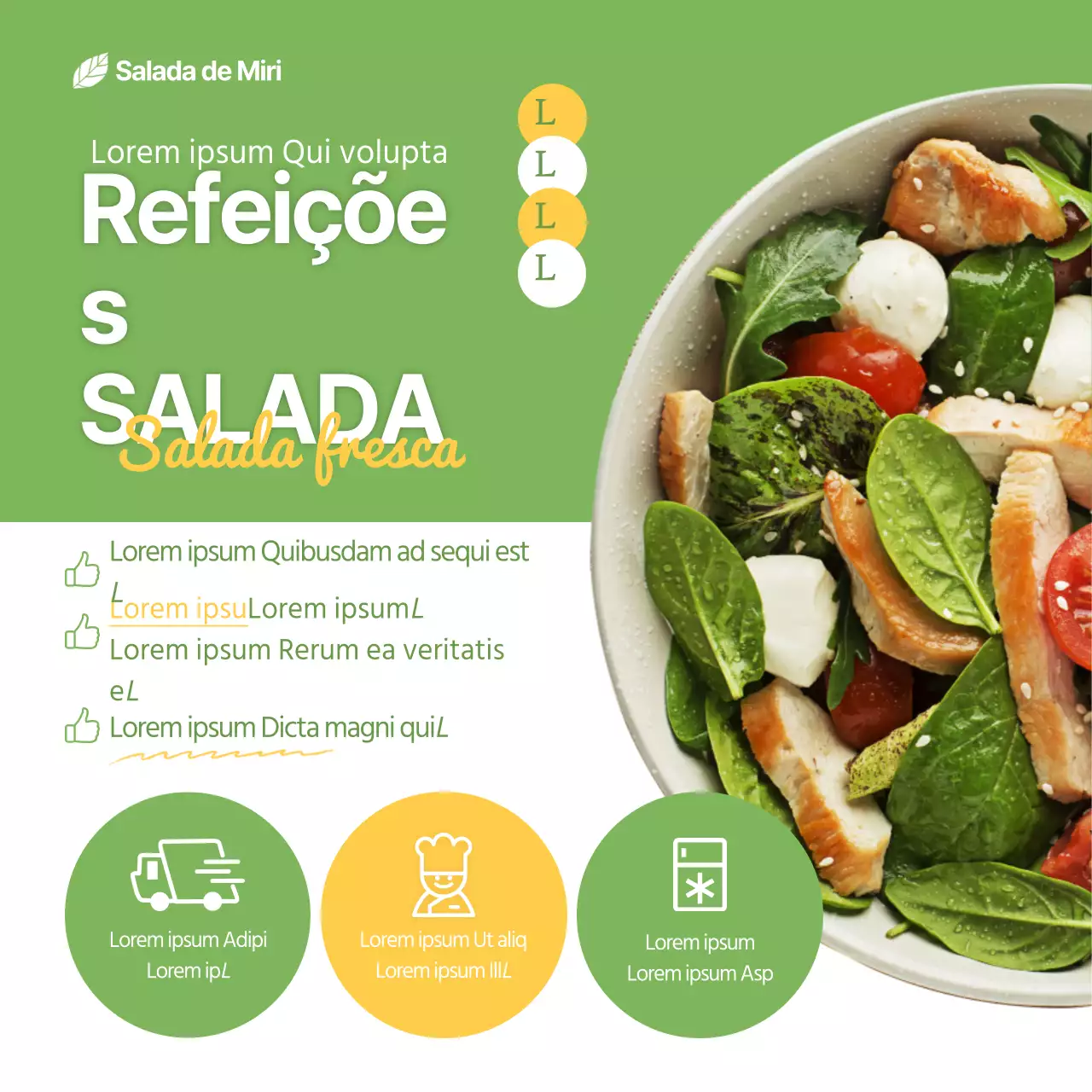 Subscrever um serviço de assinatura de saladas verdes