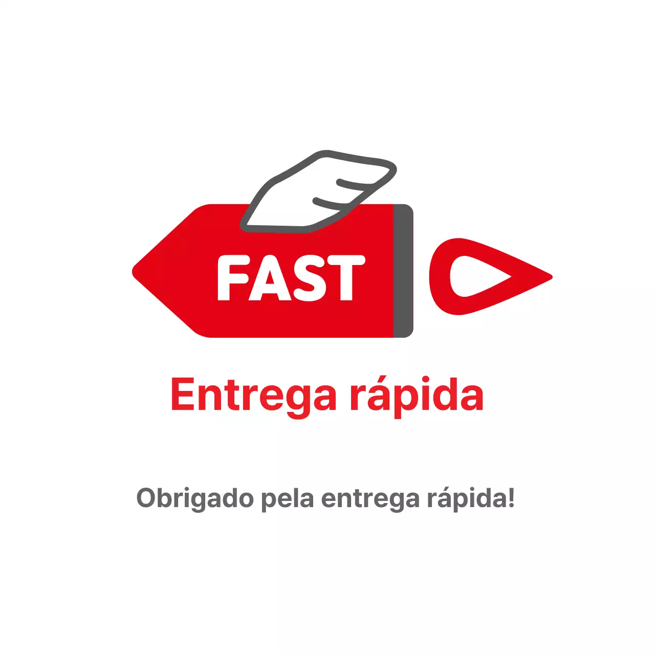 Autocolantes de entrega rápida