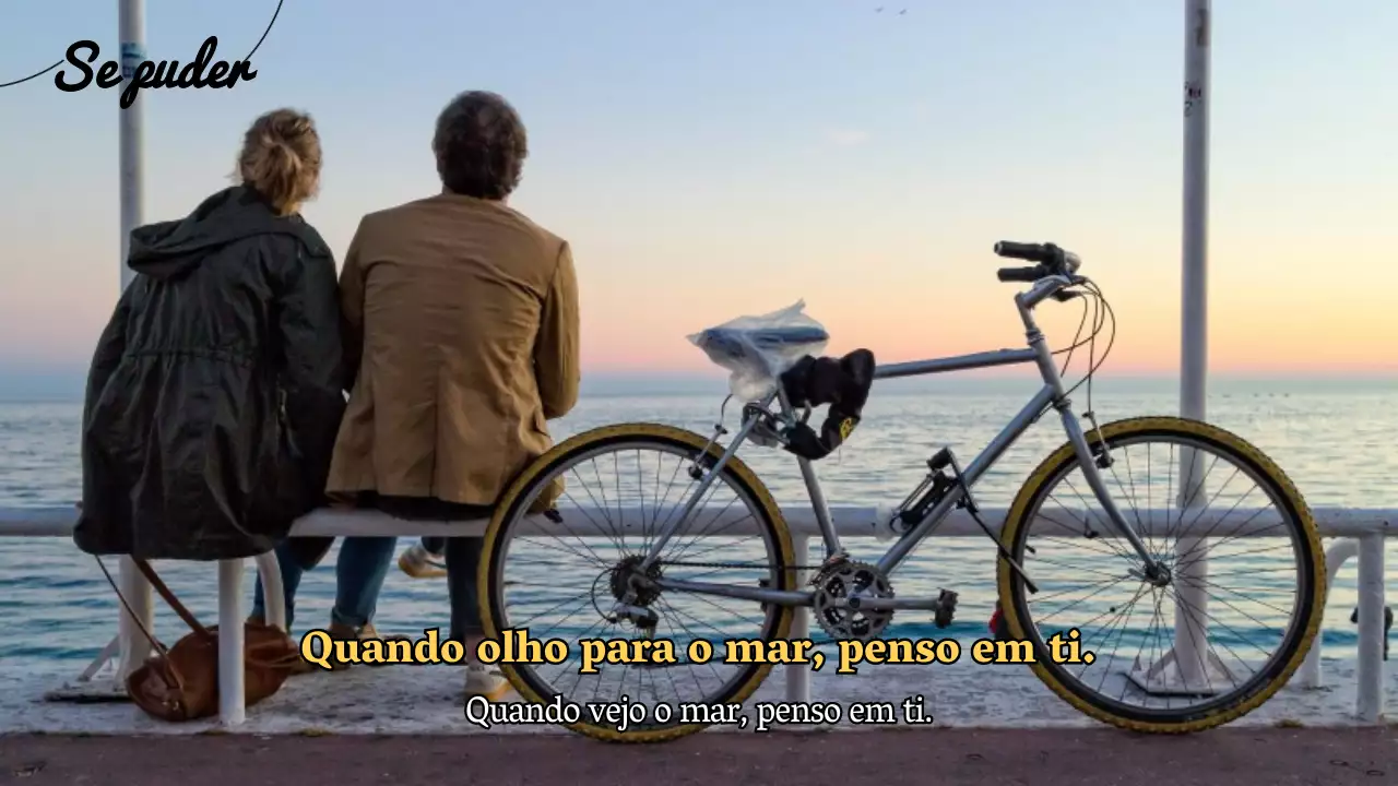 Críticas de filmes com conceito de barra de legendas amarela e branca