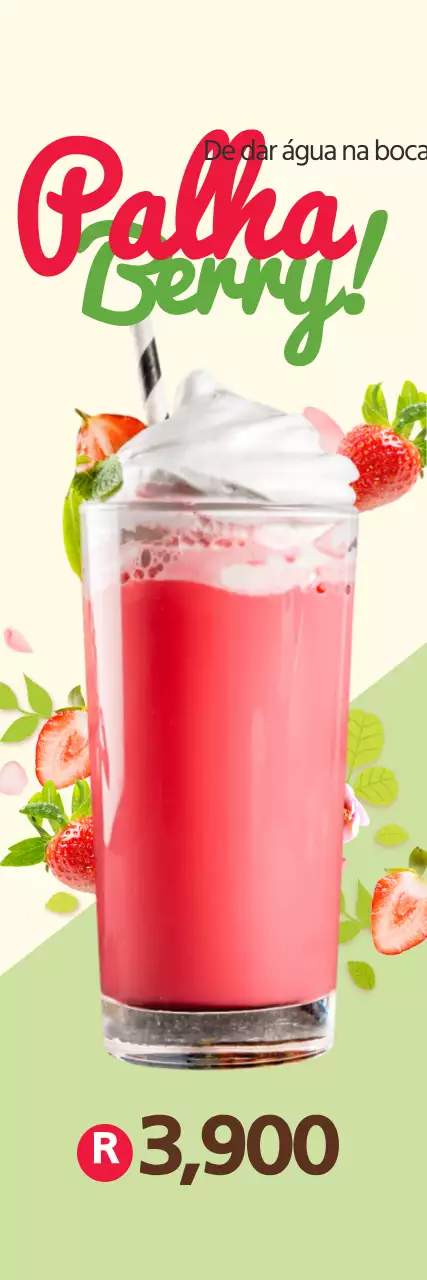 Bebida de morango