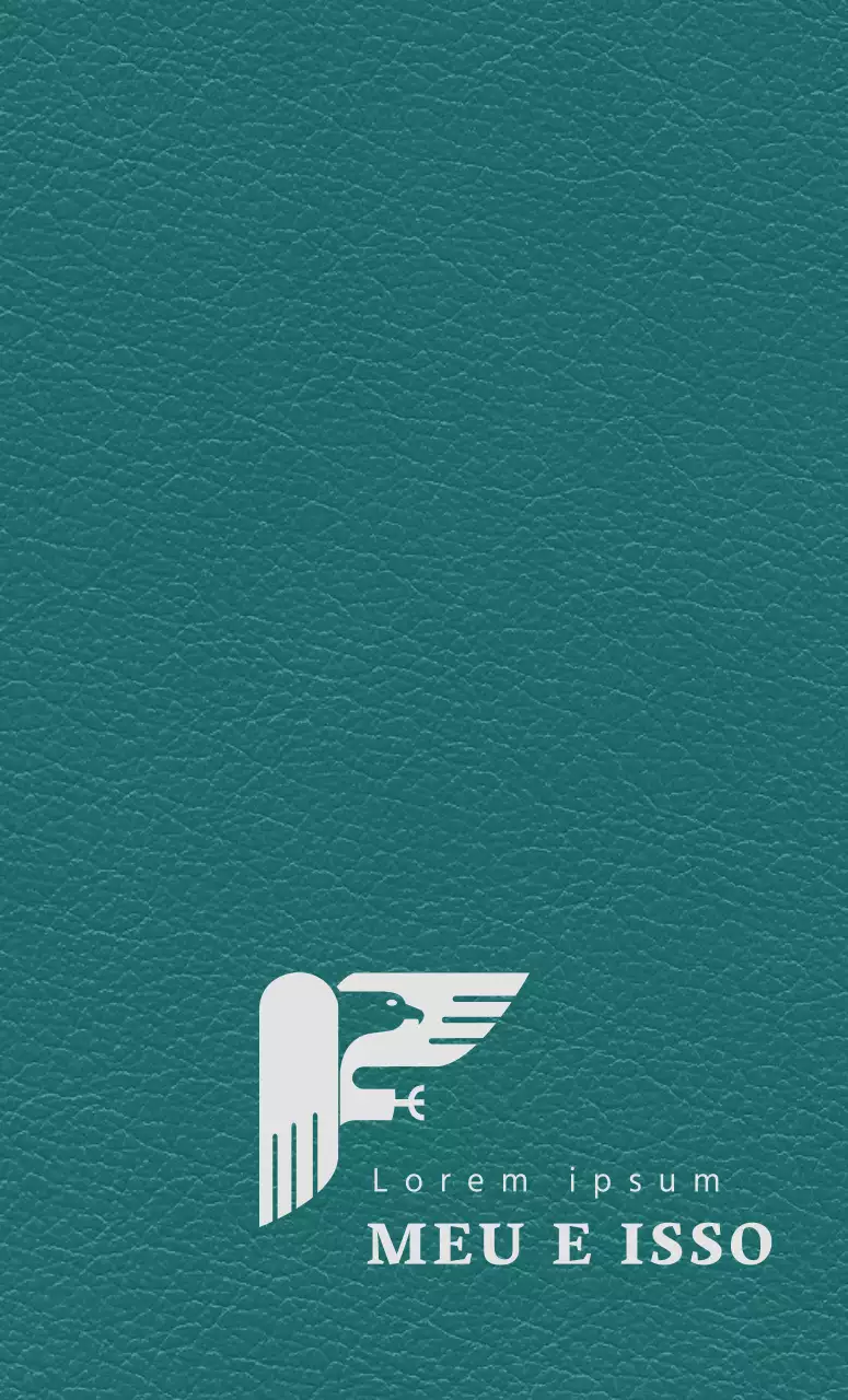 Capa de agenda elegante com logótipo de escritório de advogados