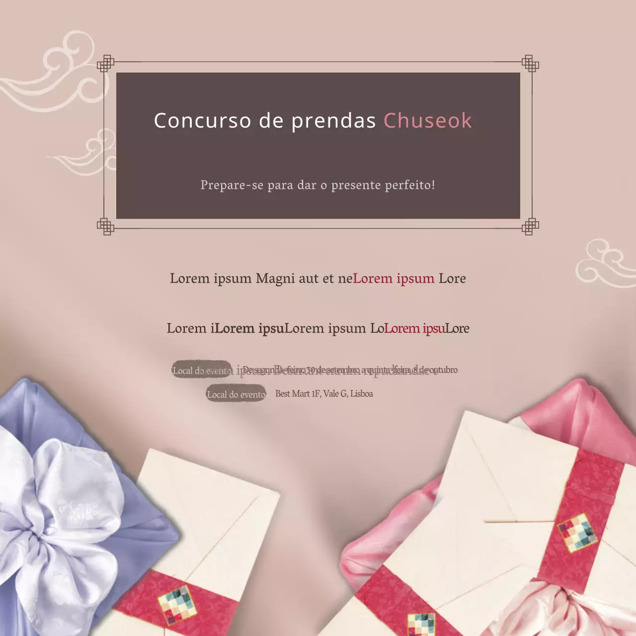 Concurso de prendas Chuseok