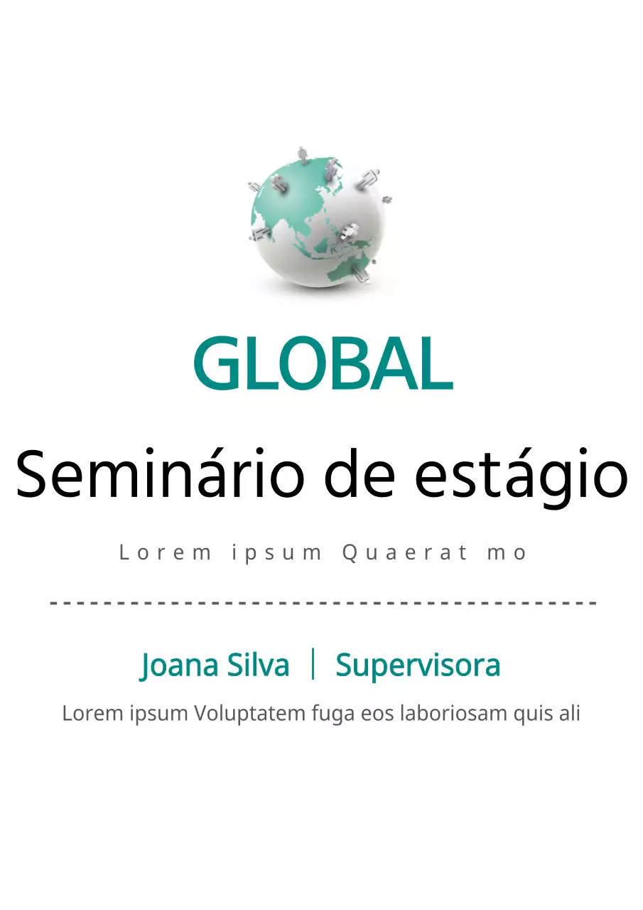 Estilo simples em tons de menta escuro e preto Acerca dos Seminários de Intuição