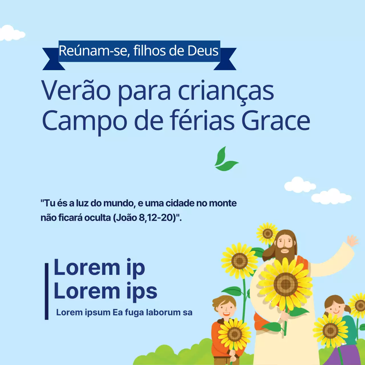 Campo de férias para crianças