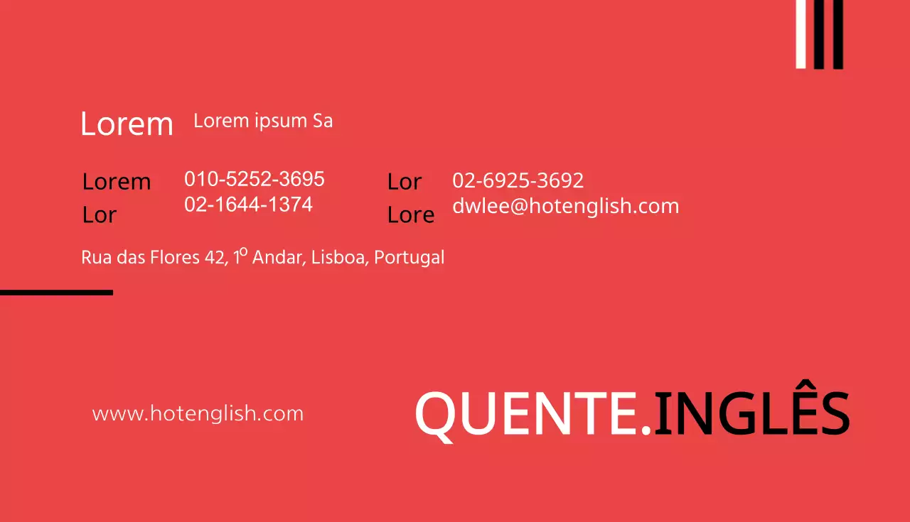 Inglês quente