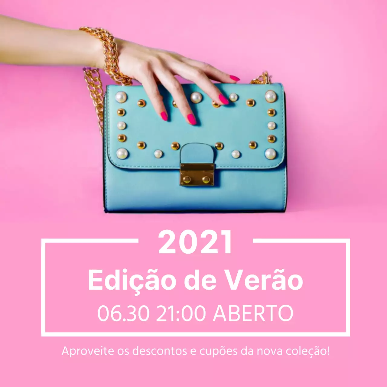 Evento de lançamento do novo produto Pink Pink Summer Edition