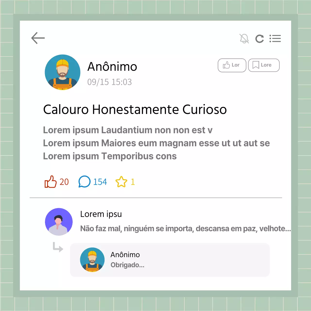 Código de qualidade B de estudante universitário em branco e menta @mintygreen
