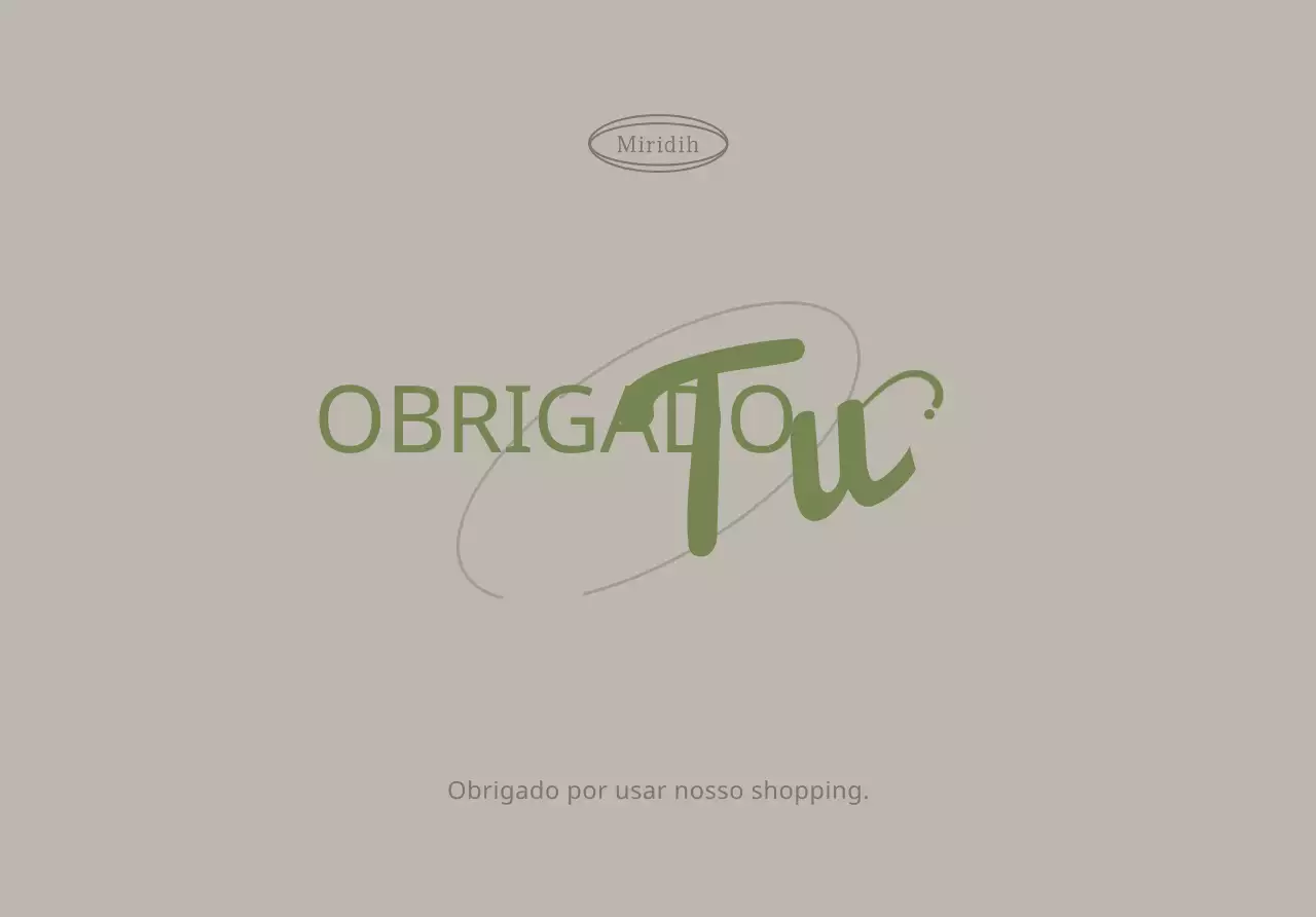 Envelope de cartão postal com a marca, com cores suaves, texto de agradecimento ao cliente e ilustração circular