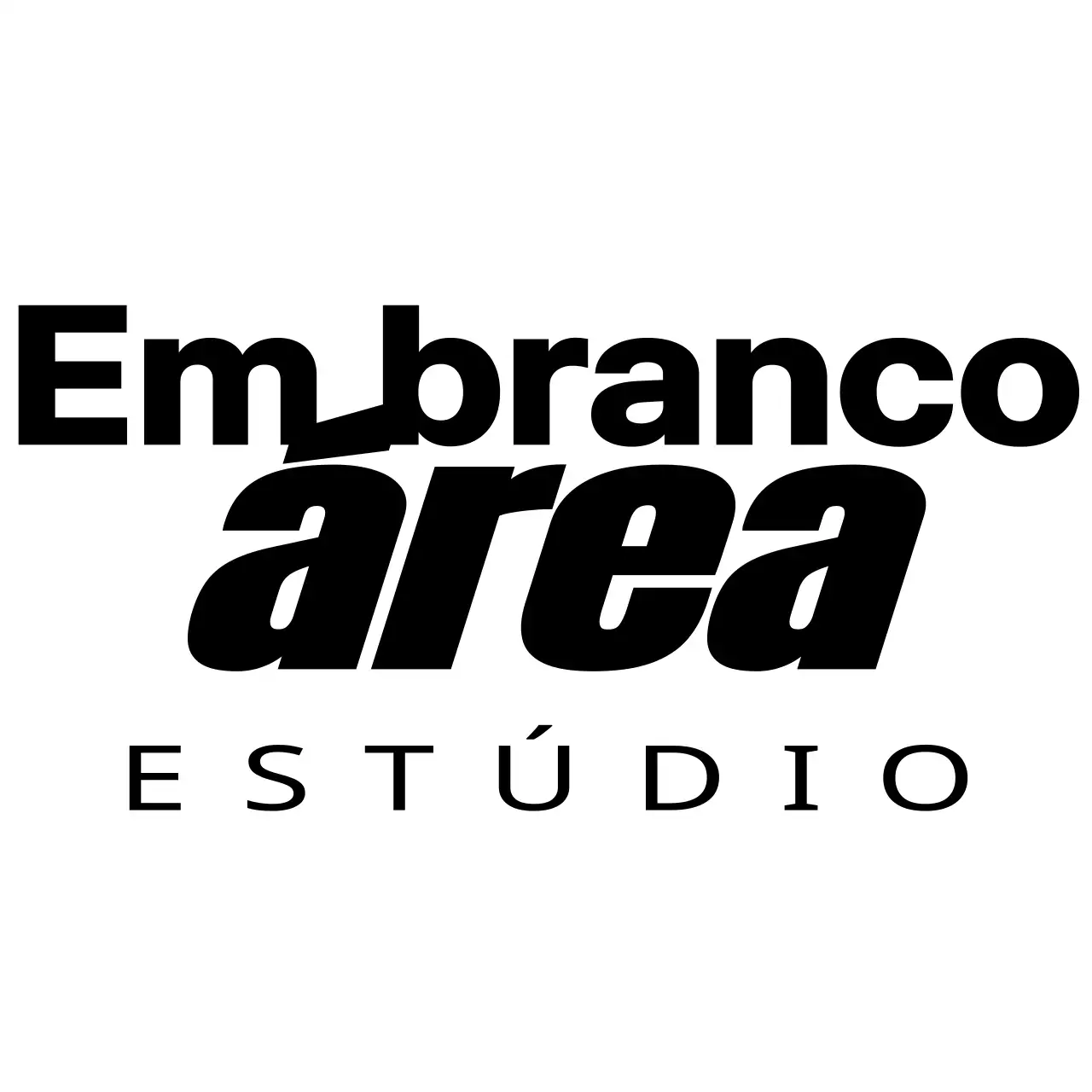 Kit de boas-vindas da empresa com o logótipo do estúdio de design a preto