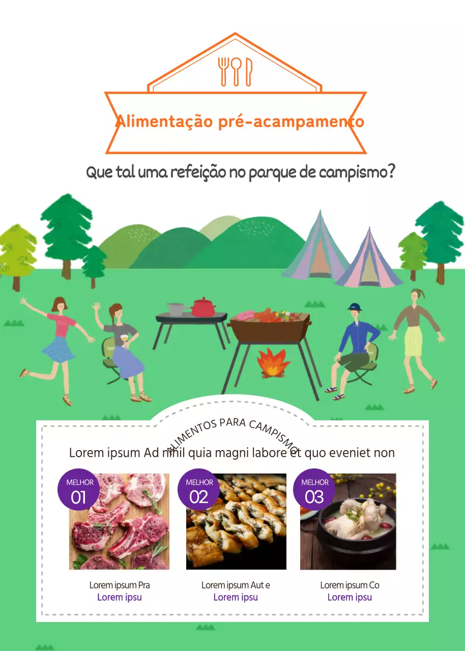 CampingFood LuckyDescontosEventosEventos Camping Summer Food EventPop Up