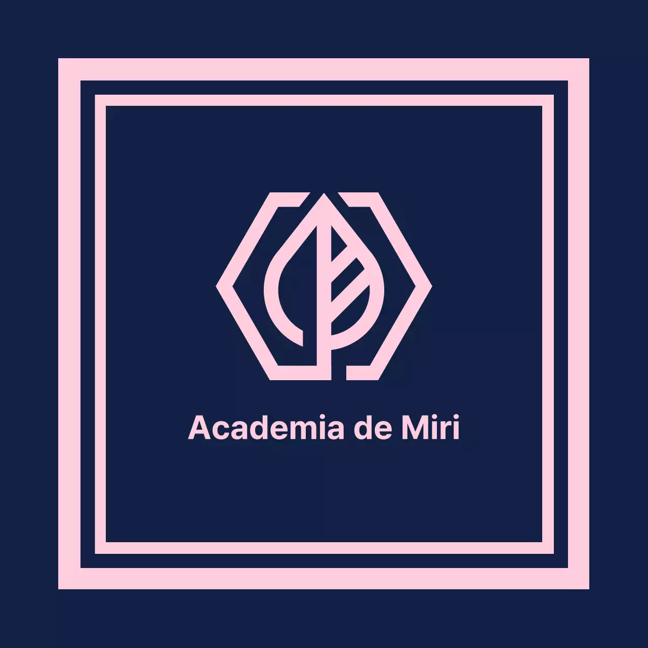 Gakuen Academy Valkyrie num fundo azul-marinho com uma linha de contorno cor-de-rosa