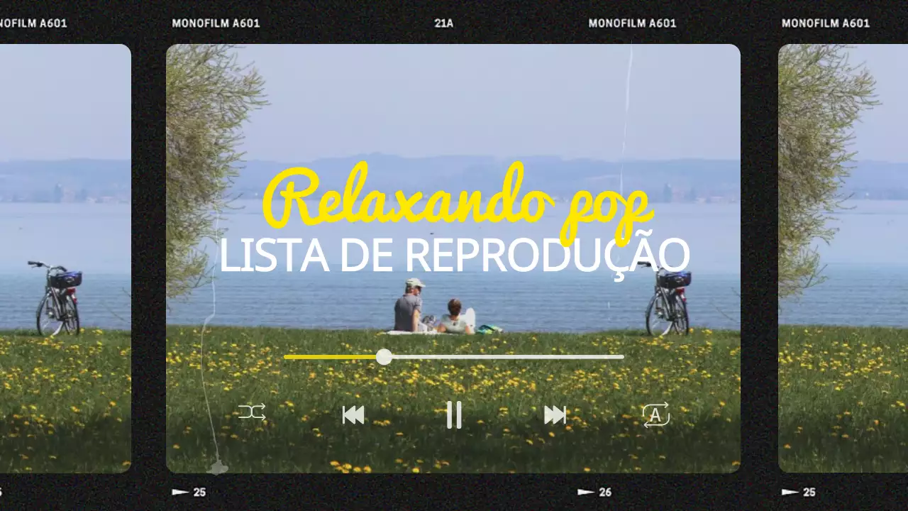 Lista de reprodução do conceito de moldura de filme emocional