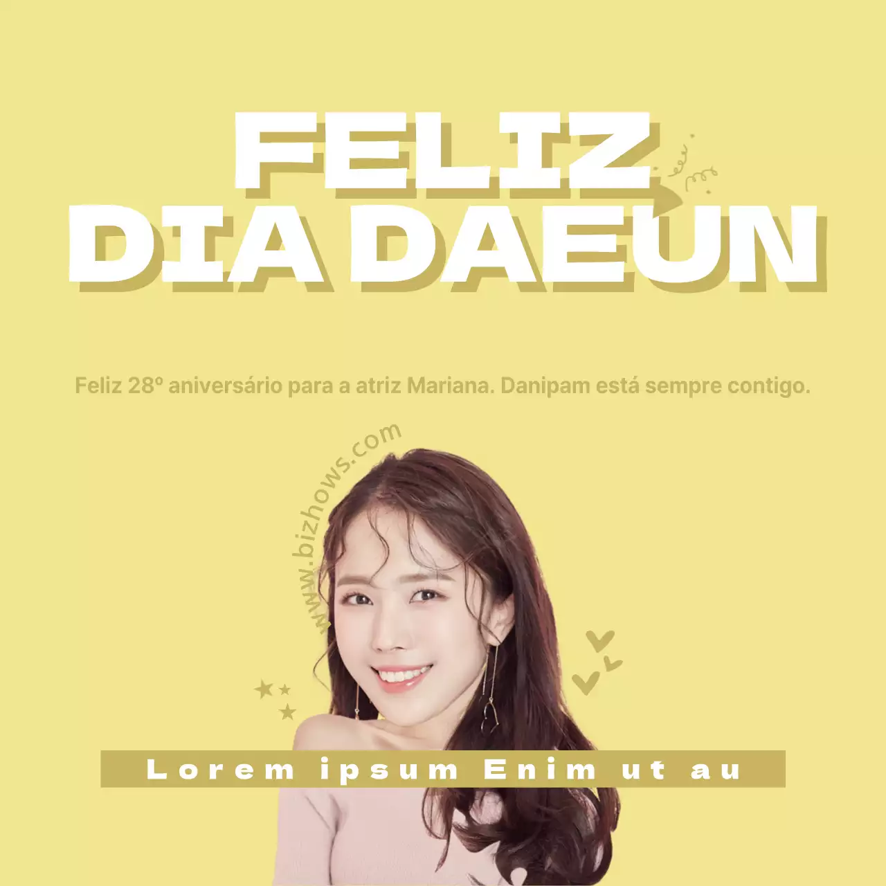 FELIZ DIA DO DAEUN