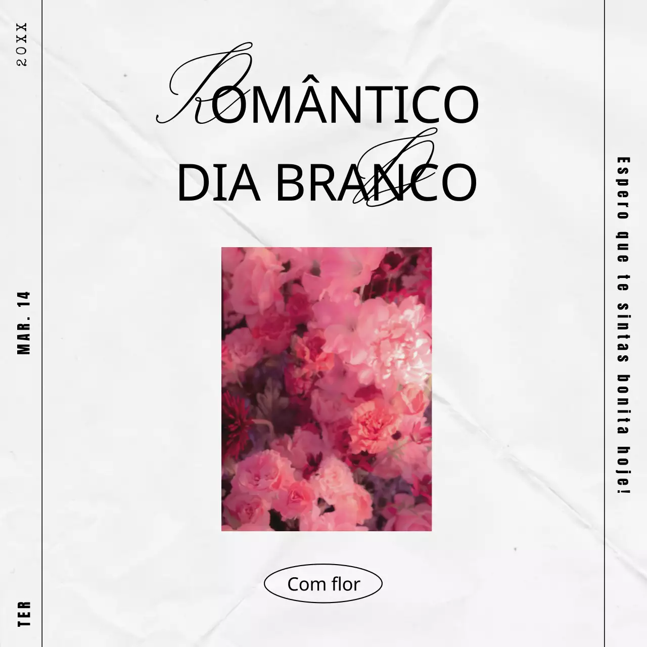 Tema branco Layout simples Dia branco