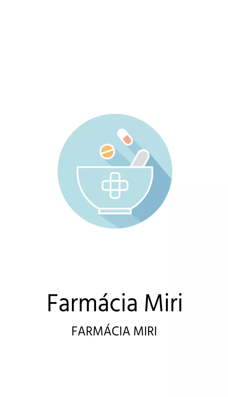 Cartões de visita da pré-farmácia