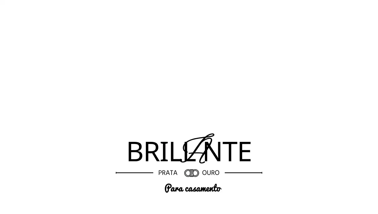 Design com um logótipo de joalharia preto, elegante e exclusivo para casamentos