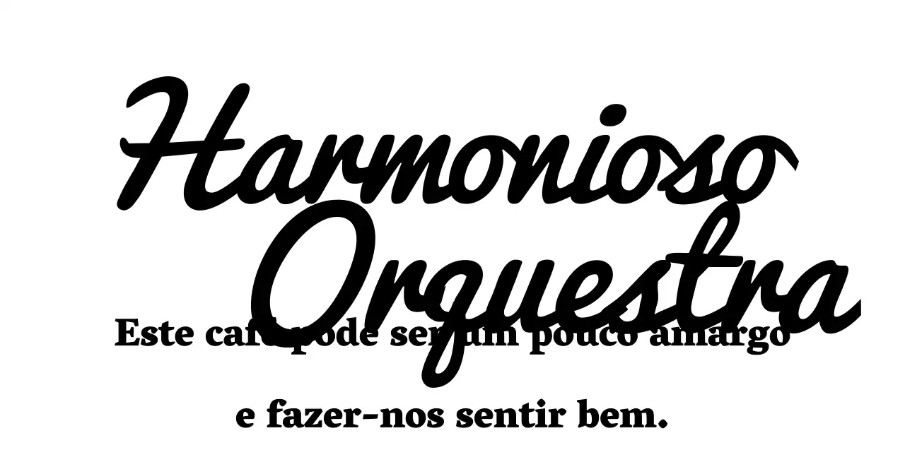 Para um café de conceito sofisticado com ênfase no texto em inglês na pesquisa