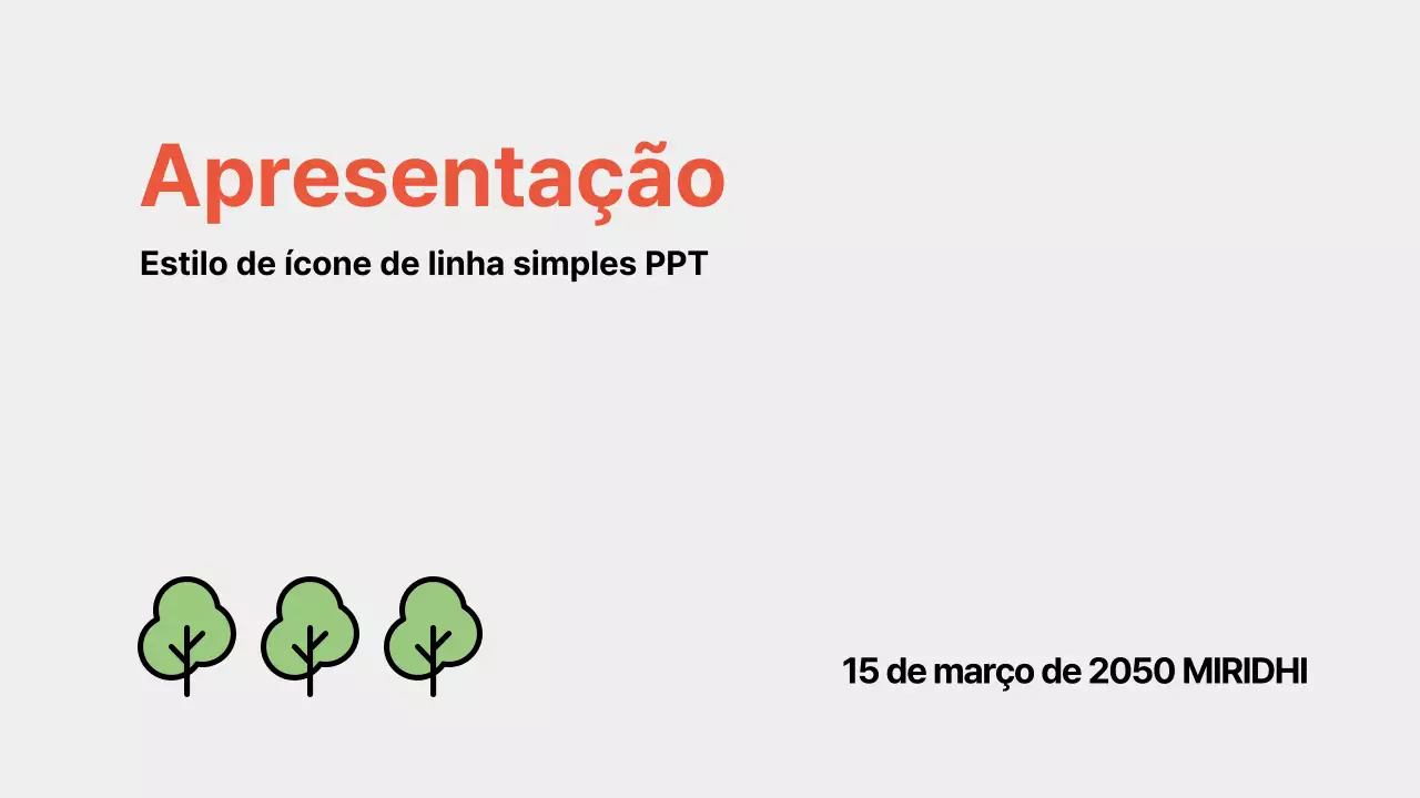 Apresentações para apresentações escolares