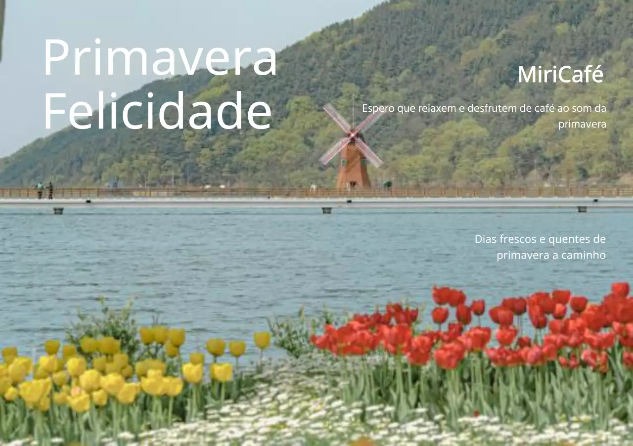 Design emocional de fundo quente com um conceito de primavera