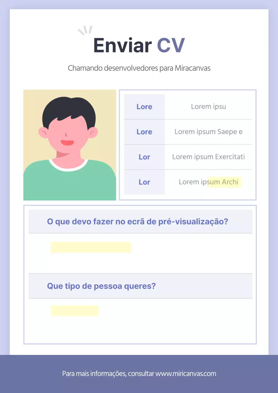 Cartazes de emprego