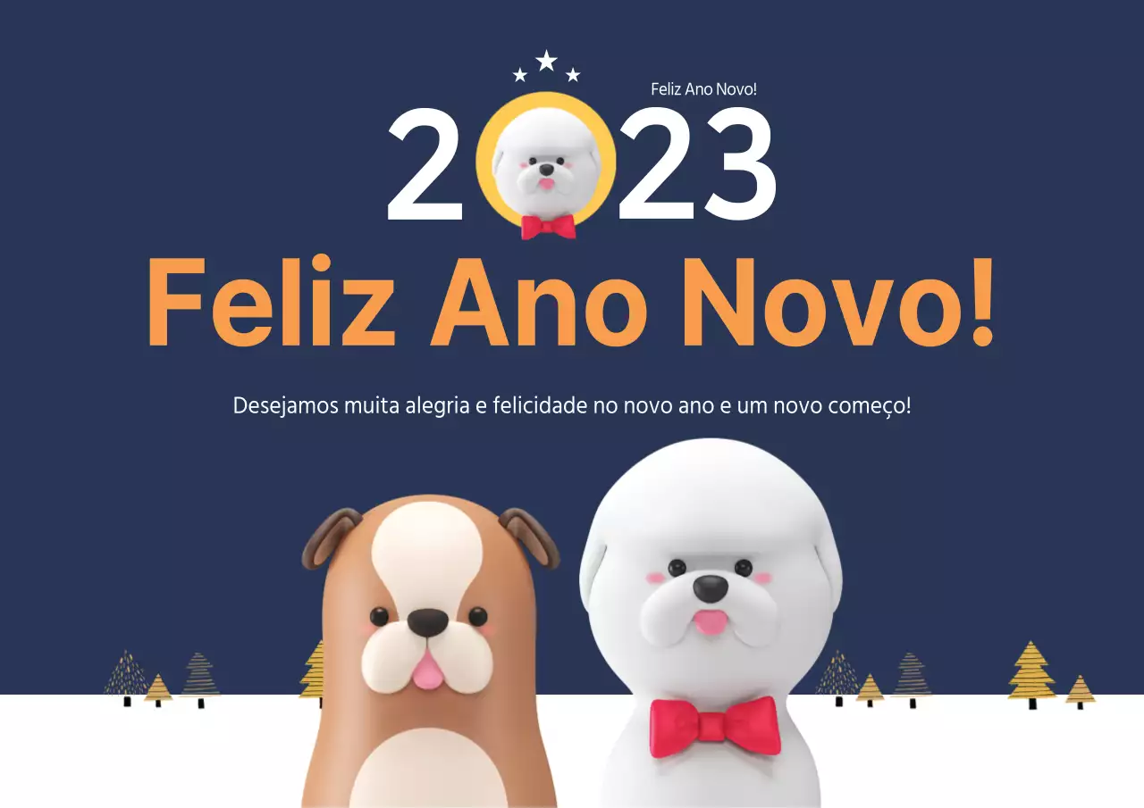 Saudações de Ano Novo