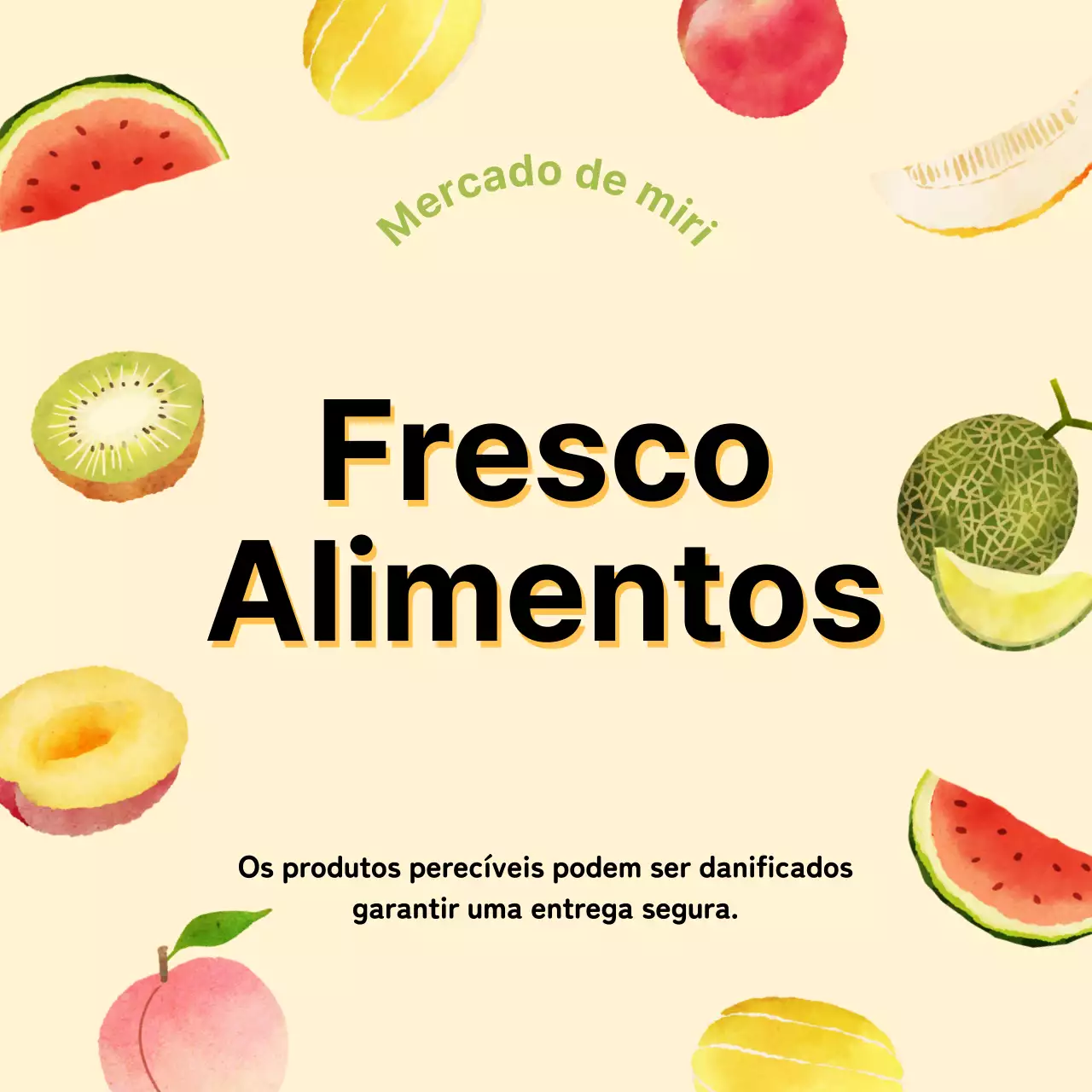 Autocolantes ilustrados de alimentos frescos