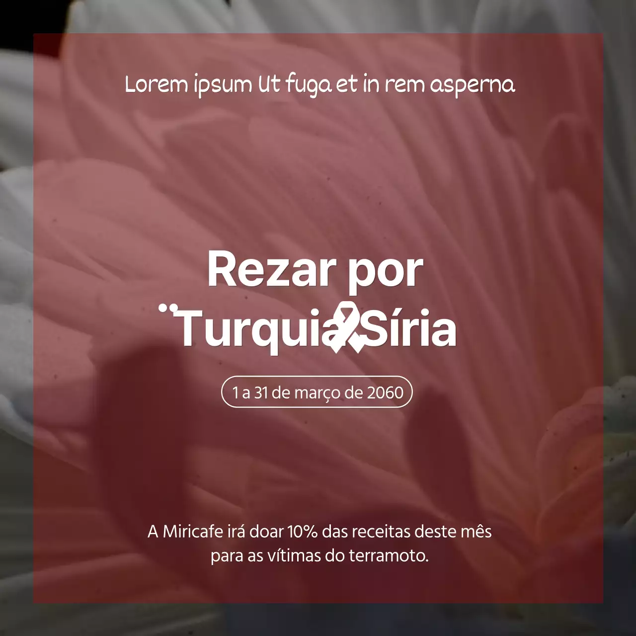 Um memorial de crisântemos em cinzento e vermelho