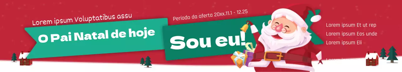 Evento de oferta do Pai Natal