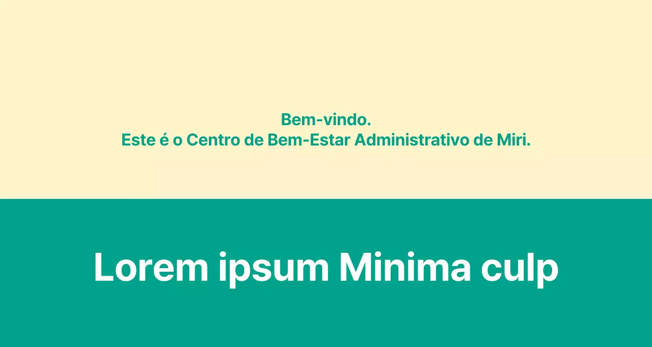 Um anúncio de serviço público do tipo carta de boas-vindas com um sinal de boas-vindas.