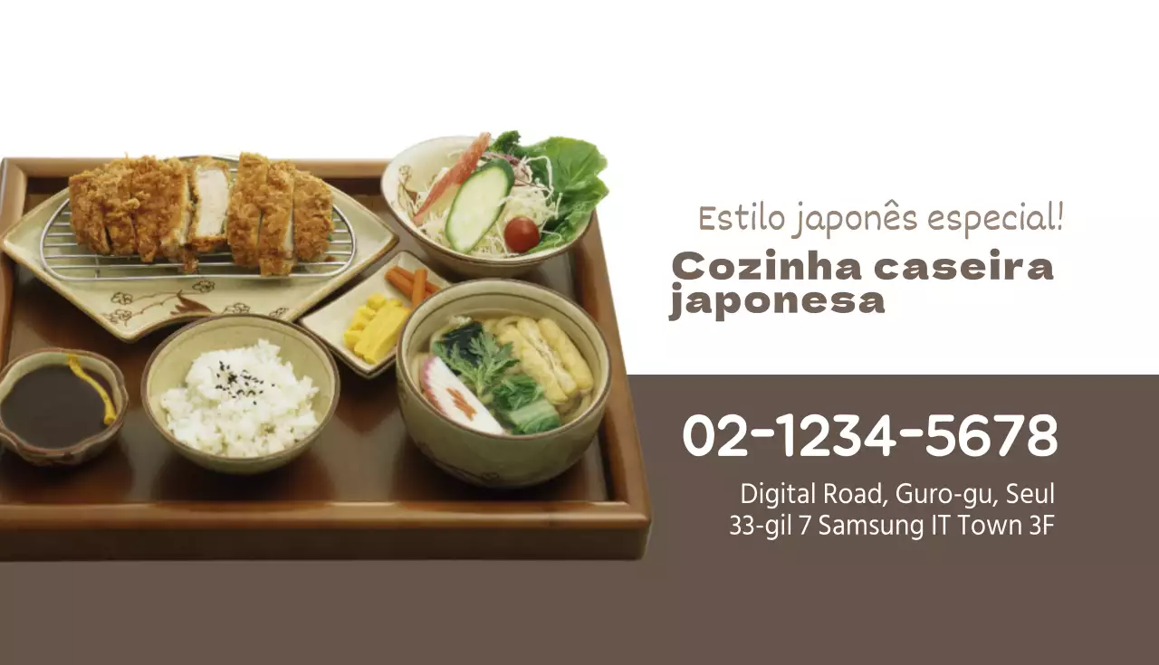 Cozinha caseira japonesa