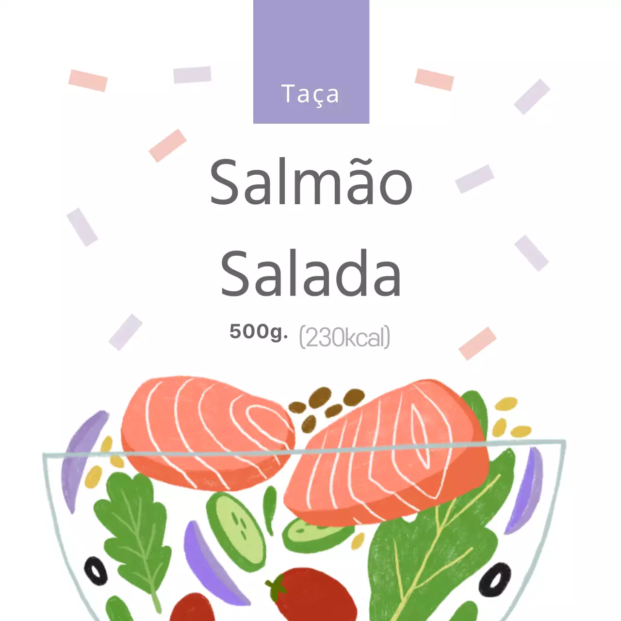 Salada de salmão