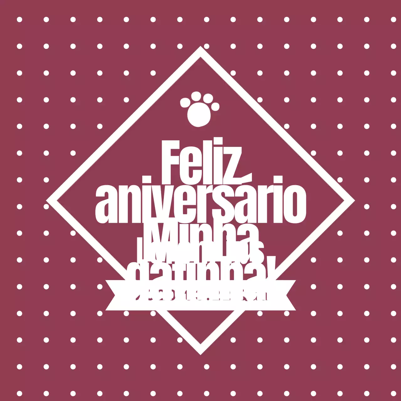 Feliz aniversário