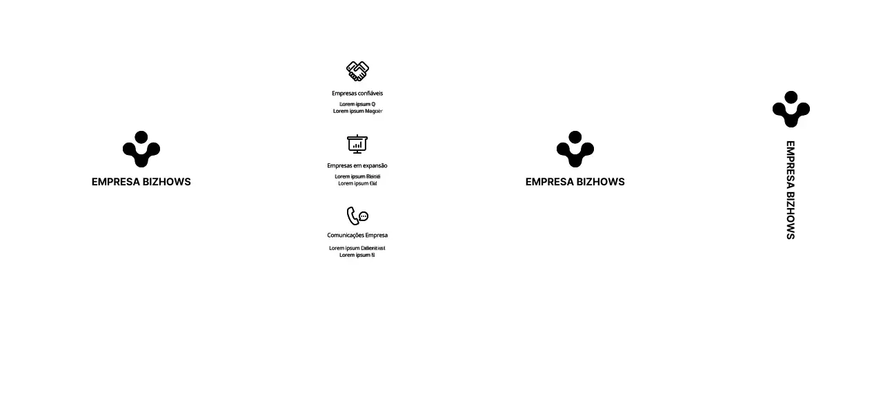 Promover o logótipo da sua empresa num estilo simples