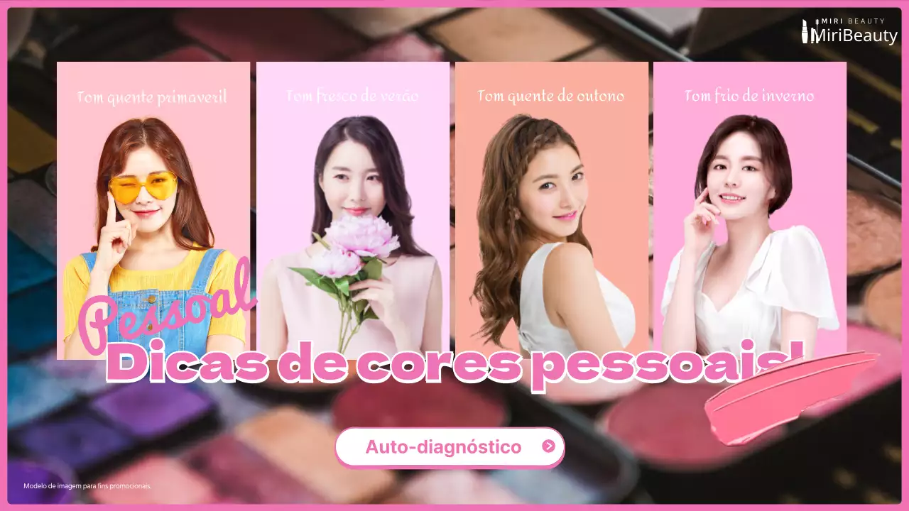 Dicas de diagnóstico de cor-de-rosa com retratos