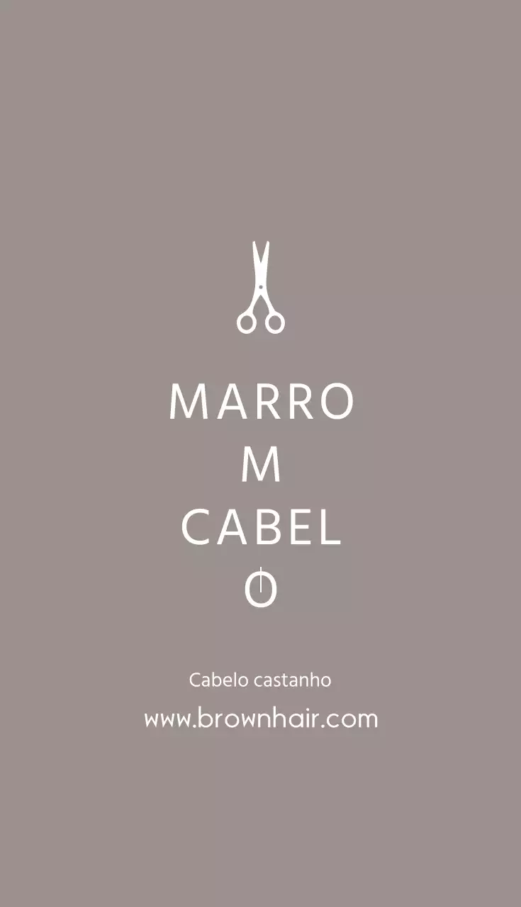 Cabelo castanho
