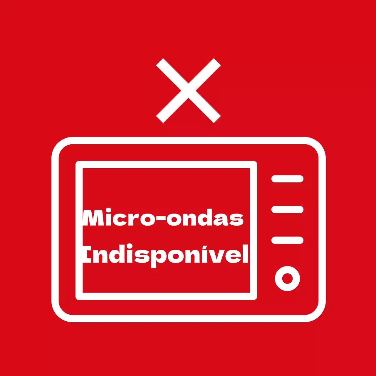 Micro-ondas não disponível