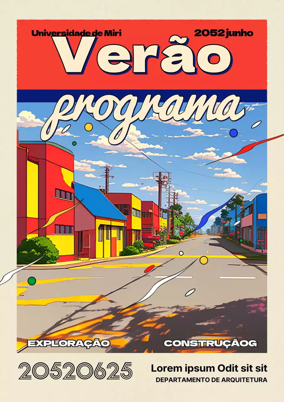 Conceito citypop vermelho e azul arquitetura e exploração urbana