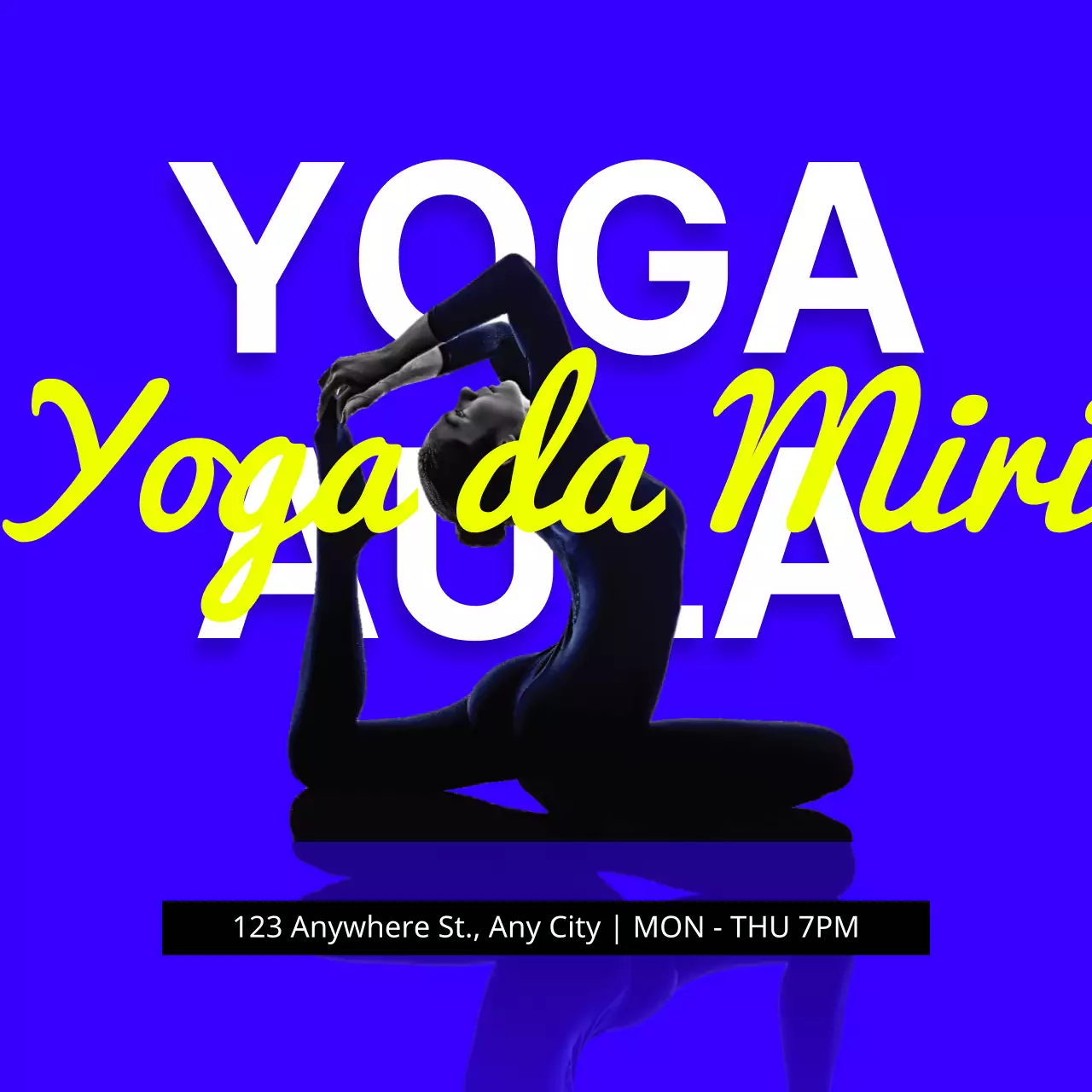 Promover o seu programa de ioga