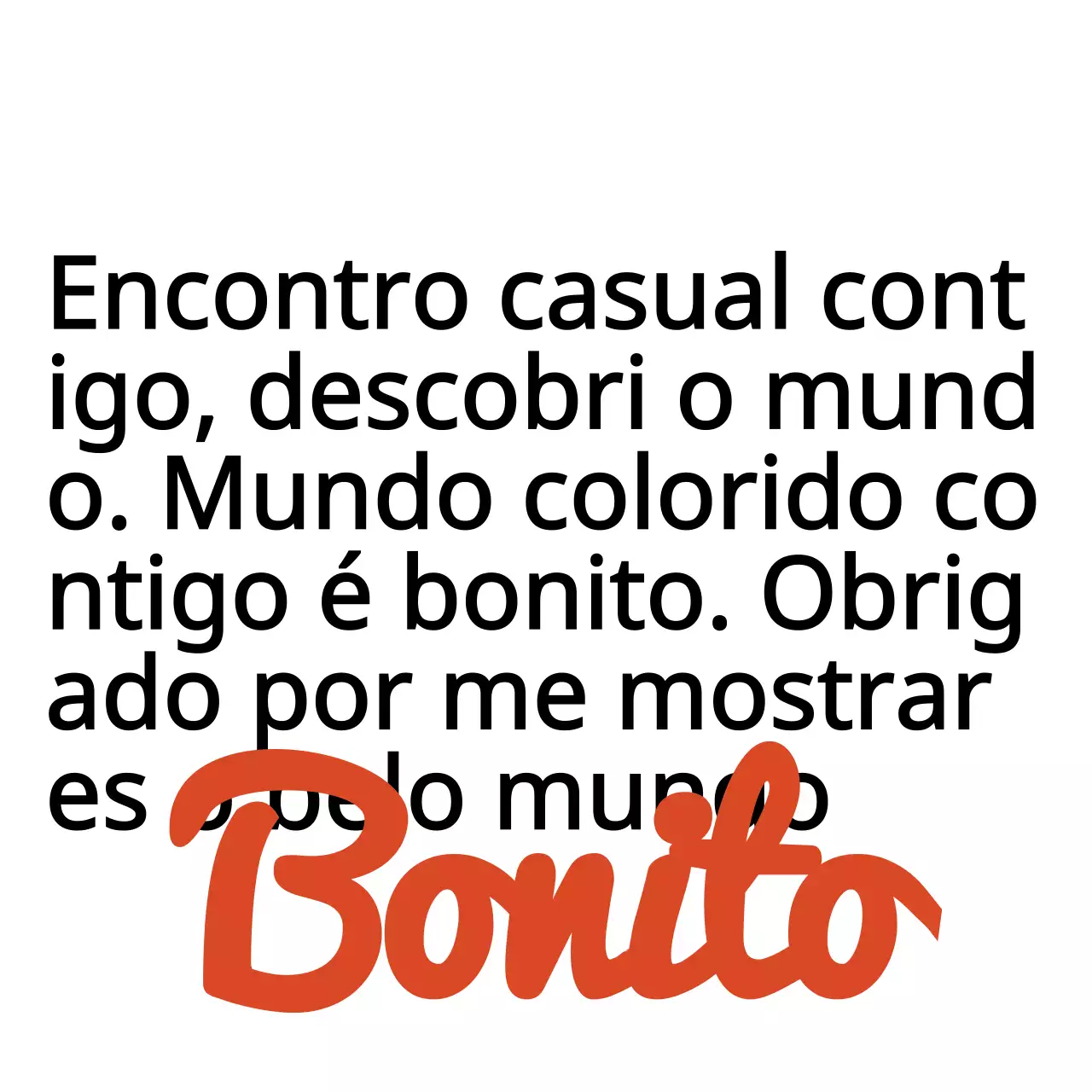 Layout de texto simples e moderno em vermelho e preto com um estilo de combinação cursiva para produtos personalizados