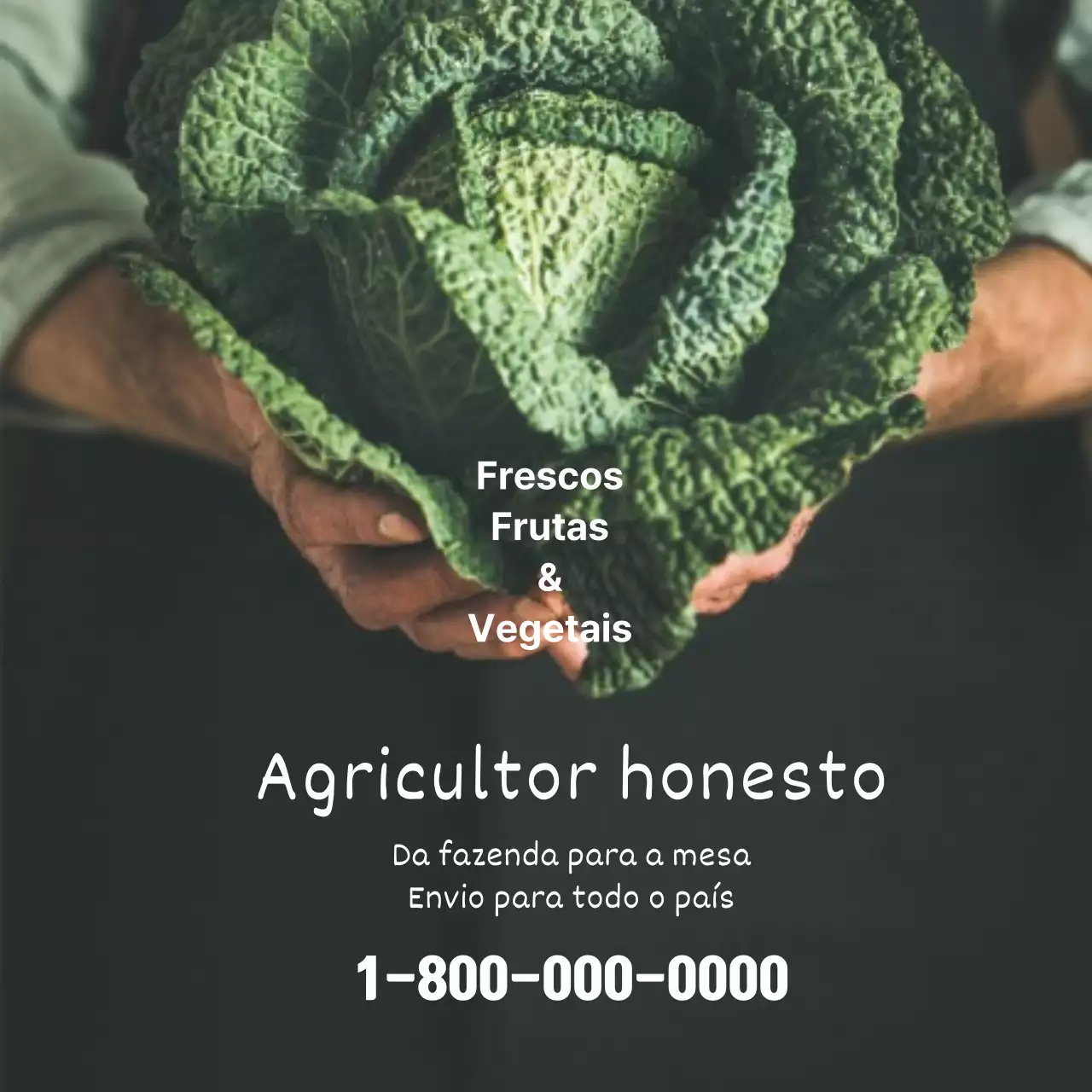 A fotografia verde destaca o agricultor de uma quinta elegante