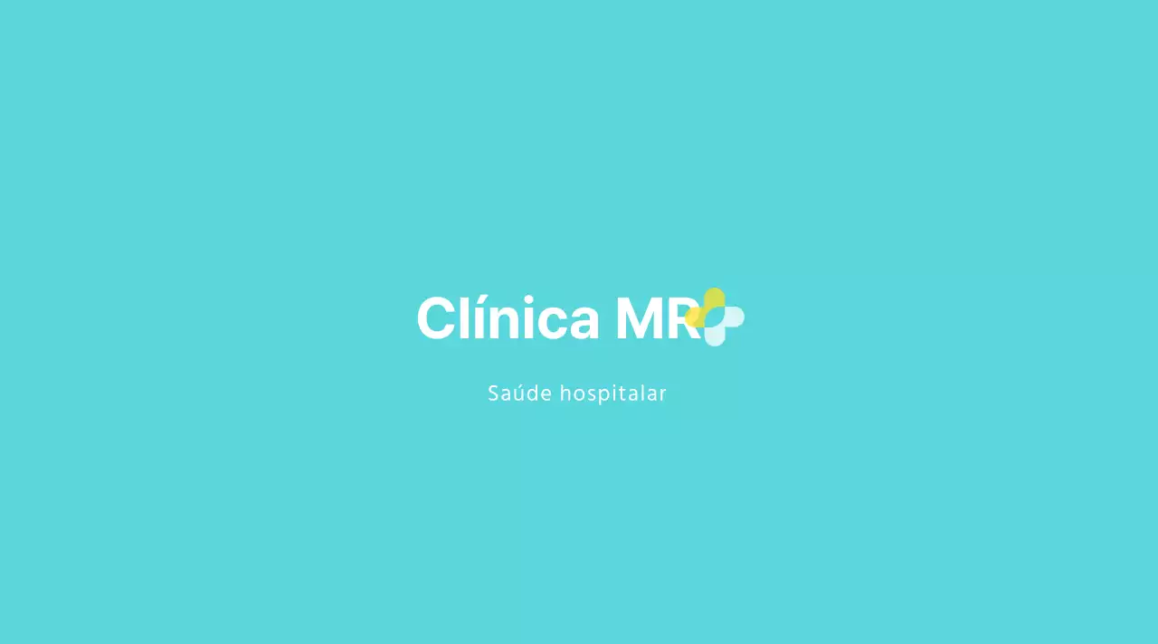 Celebrar um logótipo hospitalar limpo e mentolado