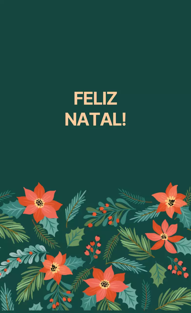 Rótulo de Natal com Doodle Ilustrado Verde
