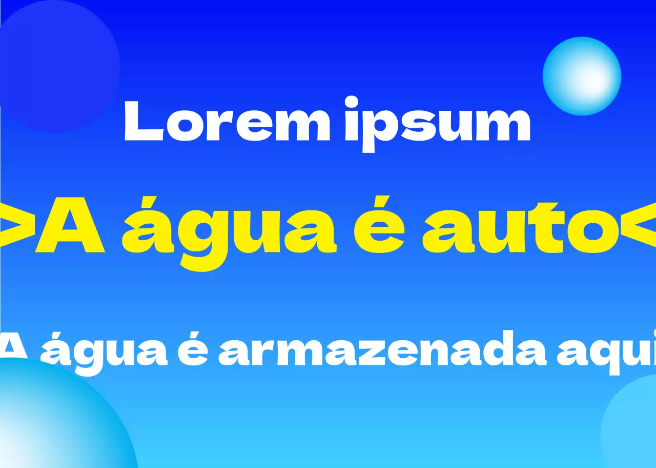 A água azul, branca e amarela é um acessório orientador com formas circulares e de escrita própria