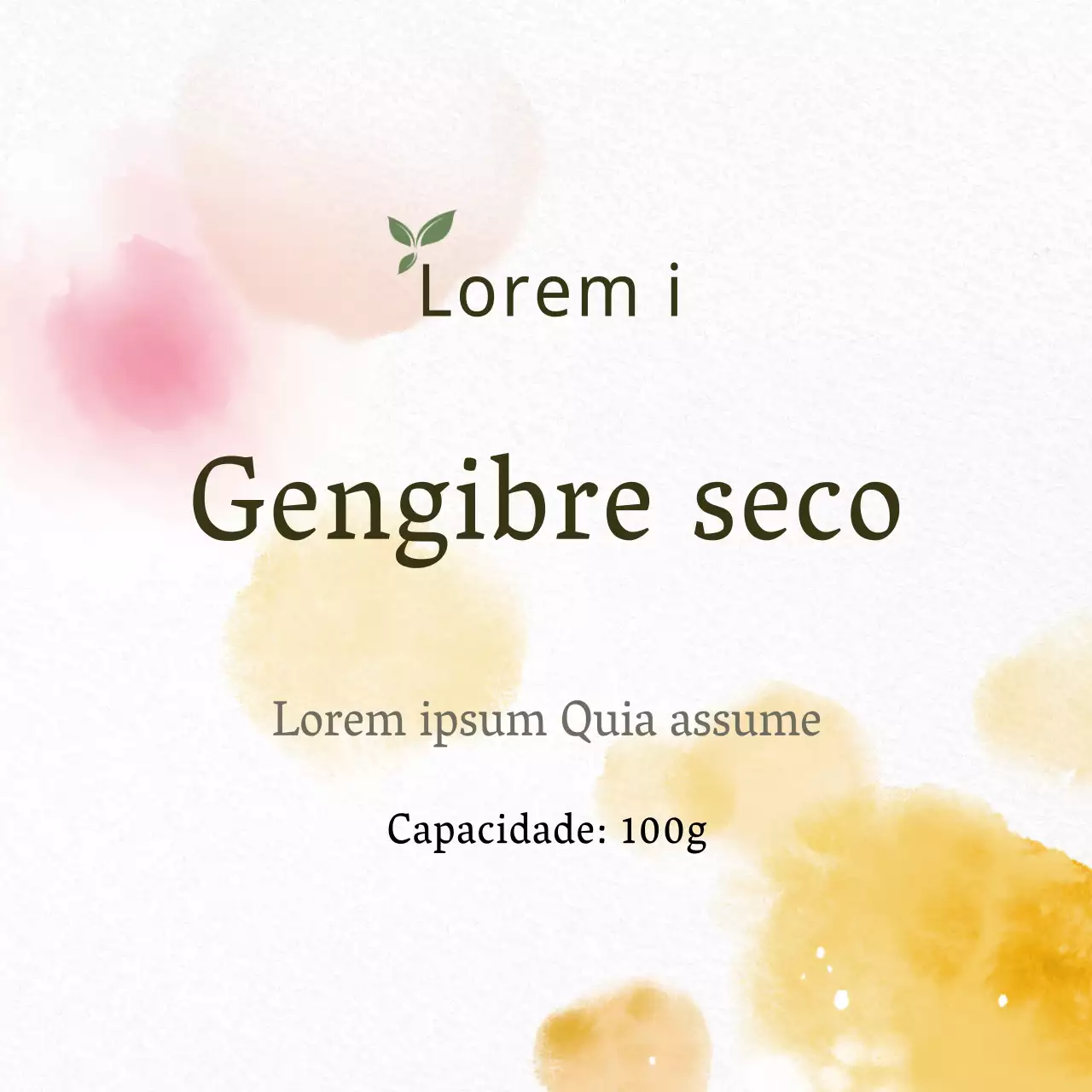 Gengibre seco