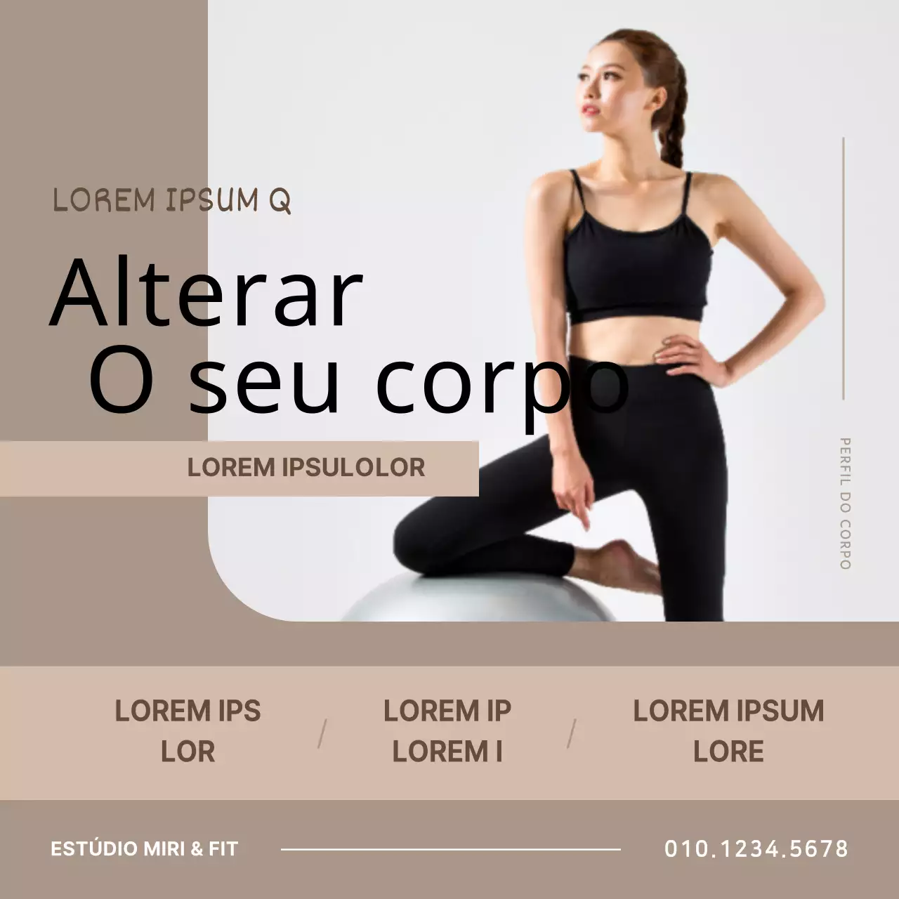 Bege Imagem simplesRealçar o perfil do corpo