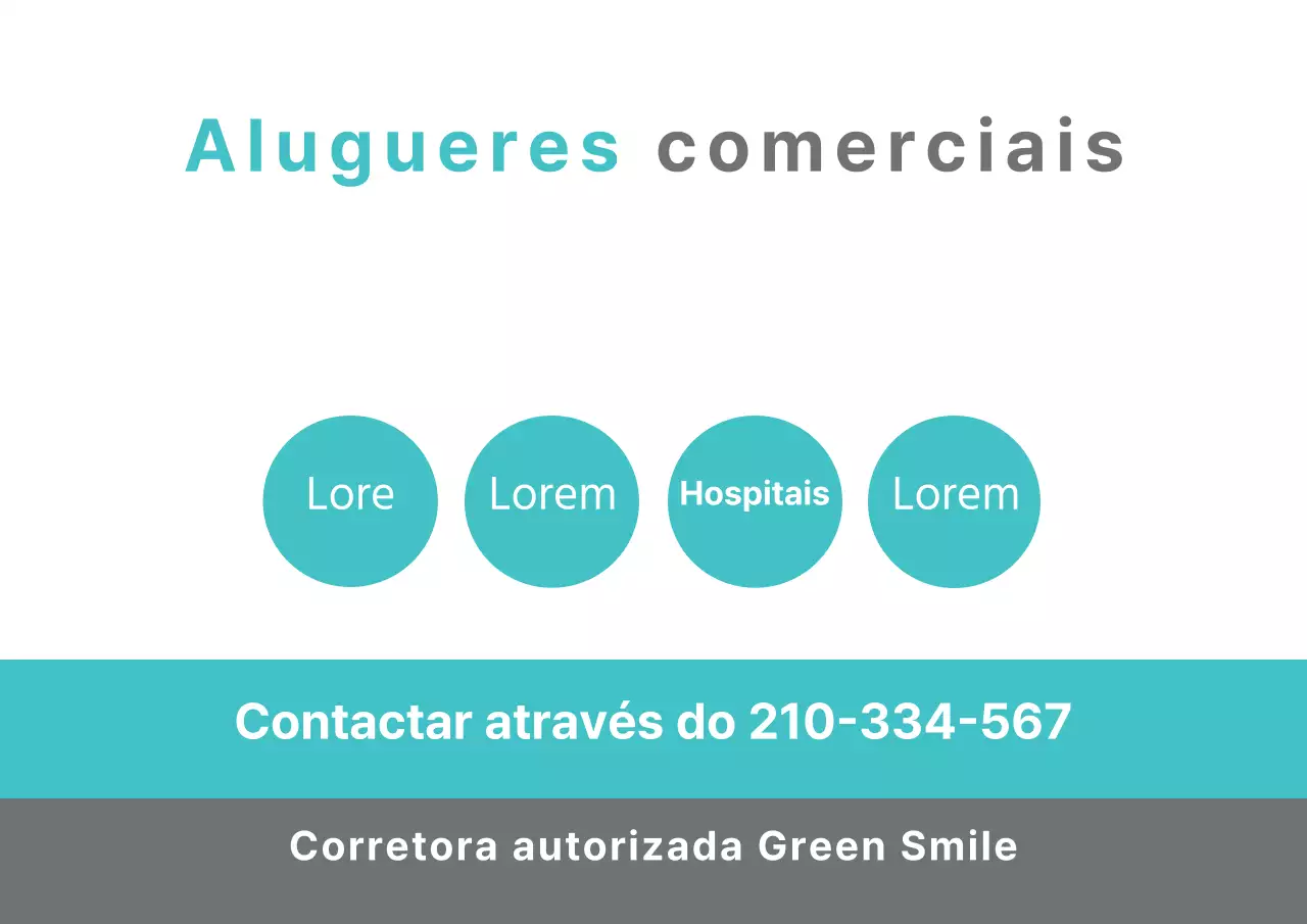 Alugueres comerciais