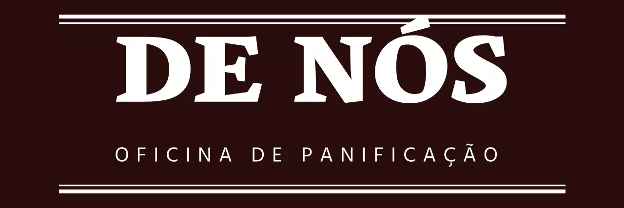 Logótipo de texto moderno e simples em castanho e branco para pessoal de padaria