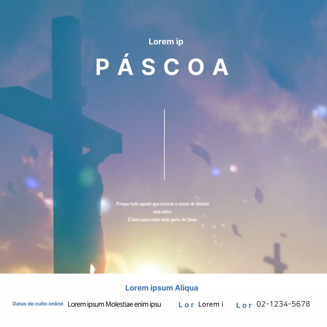 Estandartes de Páscoa do pessoal da igreja