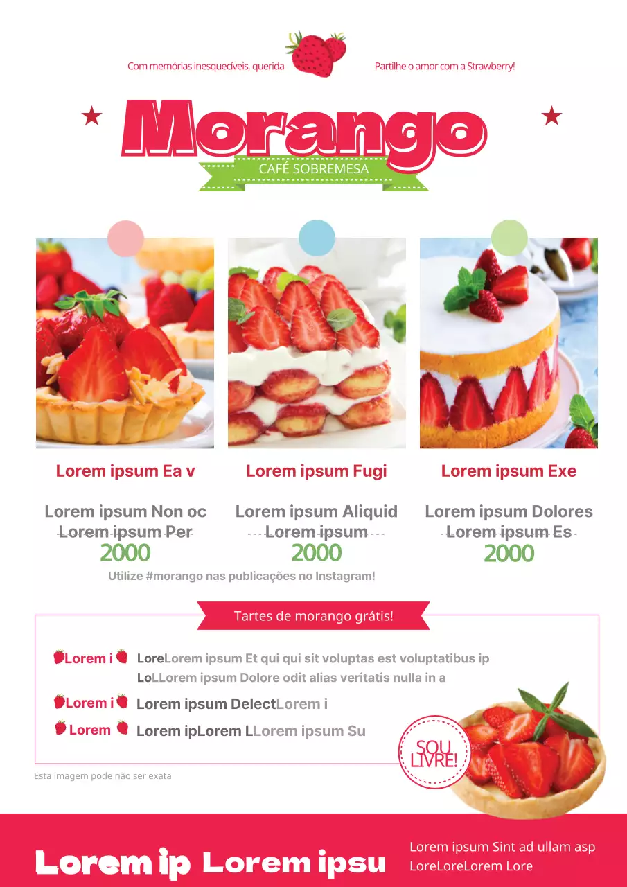 Tarte de morango