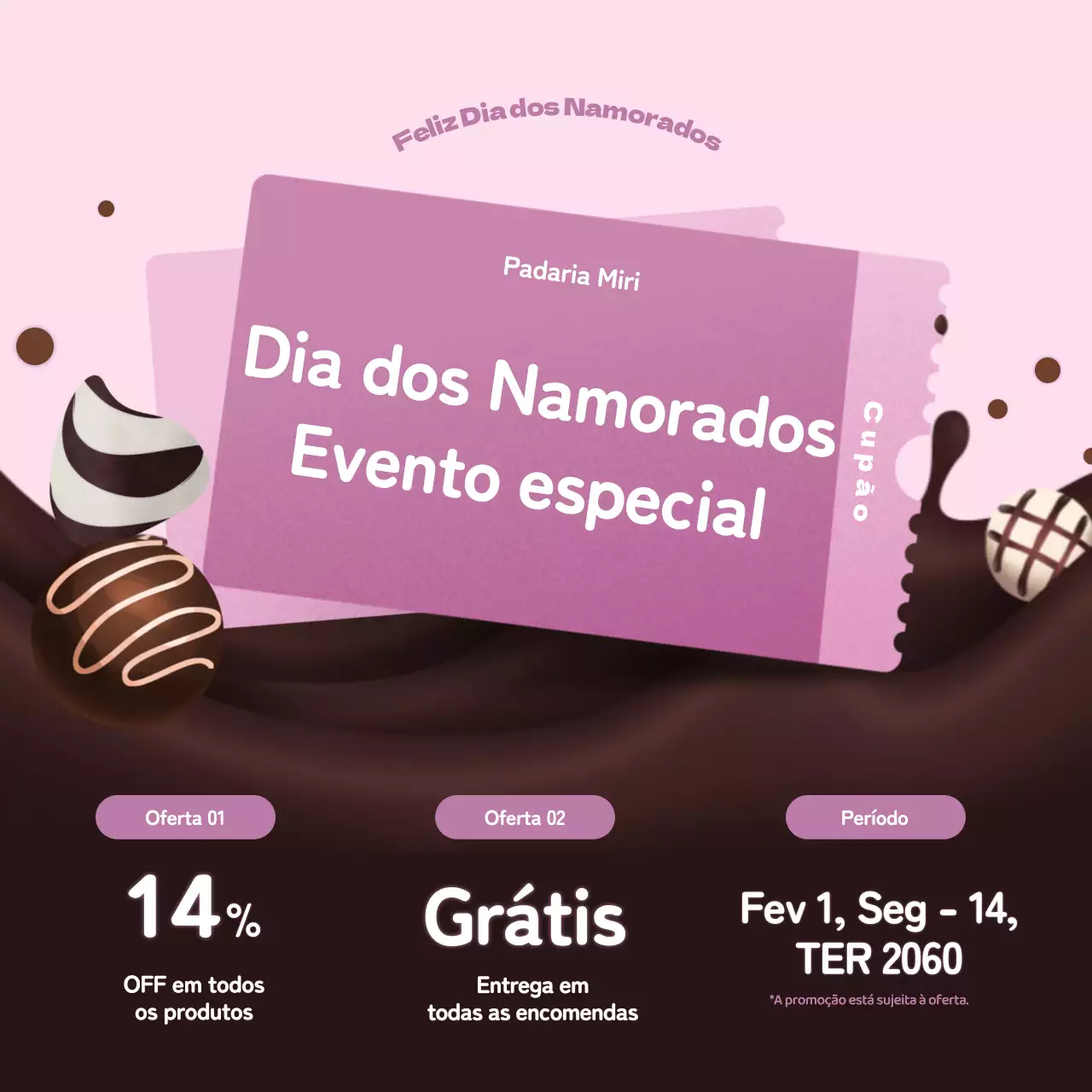 Purple Simple ChocolateIlustraçãoDia dos NamoradosDia dos NamoradosEventosInstagramFluxo de notícias